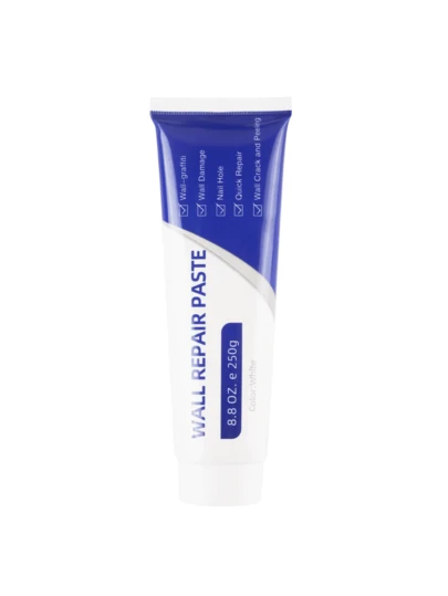1 Conjunto Kit de Reparo de Drywall, Kit de Reparo de Massa Corrida com Raspador, Remendo para Preenchimento de Furos na Parede, Massa Corrida Branca para Reparo de Parede, Massa de Gesso para Amassados