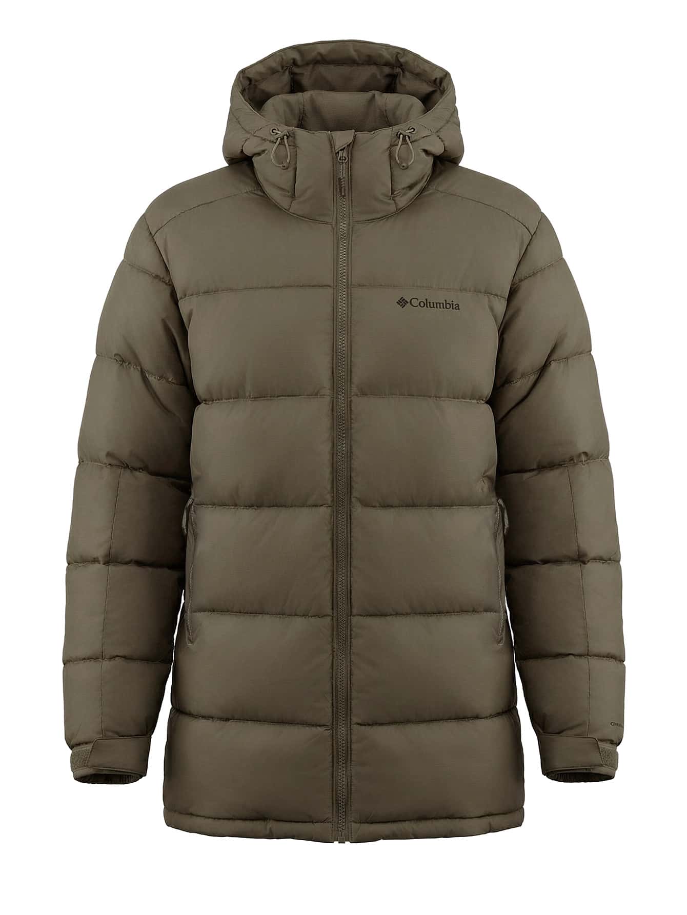 Columbia Pike Lake Parka Men's Down Jackets Stone Green - Olive Green - View 1