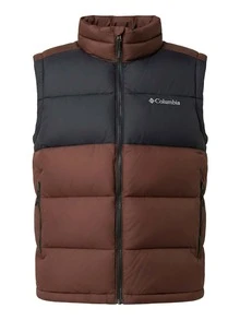 Columbia Pike Lake II Vest Men's Outdoor Vest Jacket Tobacco Black - Maroon - View 1