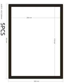 إطارات صور مغناطيسية بمقاسات A3/A4/A5/A6، إطارات غلاف الملصقات، إطارات مغناطيسية لاصقة، إطارات فنية حائطية مغناطيسية، إطارات فنية حائطية قابلة للتبديل، رفوف ملصقات مغناطيسية، رفوف عرض فني، مناسبة للثلاجات، مثالية لعرض الصور - متعدد الألوان - مشاهدة 18