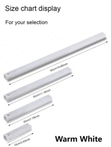 1条无线LED人体感应橱柜灯带，衣柜卧室楼梯感应灯，可充电磁吸式夜灯，适用于走廊、房间、橱柜、家居装饰照明 - 彩色 - 查看 9