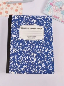 4 Stücke Notizbücher mit Blumenmuster, Hartcover, dickes Papier, liniert, geeignet für Studenten und Büromitarbeiter für den Schulanfang - Verschiedenfarbig - Übersicht 5