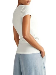Emporio Armani Women's T-Shirts White - 白色 - 查看 2