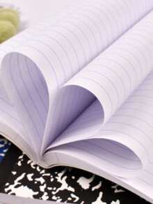 4 Stücke Notizbücher mit Blumenmuster, Hartcover, dickes Papier, liniert, geeignet für Studenten und Büromitarbeiter für den Schulanfang - Verschiedenfarbig - Übersicht 9