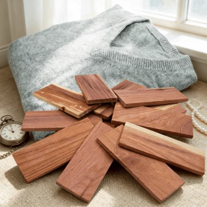 5Pcs/10Pcs [100% Natural Cedar Wood ] Moth-Proof Insect Ball, Cedar Moth-Repellent Fragrant Ring, Cedar Oil Moth-Repellent, Moth And Ant Repellent, Suitable For Wardrobes, Drawers, Storage Boxes, Shoe Cabinets To Repel Moths, Natural Deodorant, Insect Repellent, Mildew-Proof, Deodorant, Insect-Proof