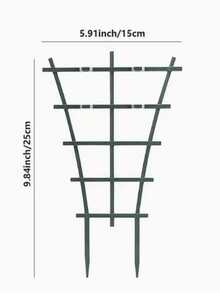 2/4 Piece Plant Trellis Set, Suitable For Potted Plants, Climbing Plants, And Stackable Plant Stands, Potted Flower Stand, Orchid Rose Artificial Plant Stand, Plastic Bracket - Multicolor - View 3