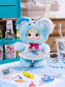 POKOJA LAND 关于童年系列盲盒多种颜色，桌面摆件，适合汽车和家居装饰，送给游戏爱好者和收藏家的独特礼物，游戏室装饰，玩家设计，做工精细，非毛绒填充。 - 彩色 - 查看 6