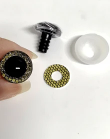 SHEIN 12 Pcs 3d Animal Eyeballs, Sparkling 3d Snake Scale Pattern Plush Toy, Plastic Accessories, Resin Crystal Eye Ornaments, Fall Decor,Christmas Decorations Boys Backpack, Halloween, Backpack School. Clear Backpack, School, Halloween Costume. - Multicolor - View 13