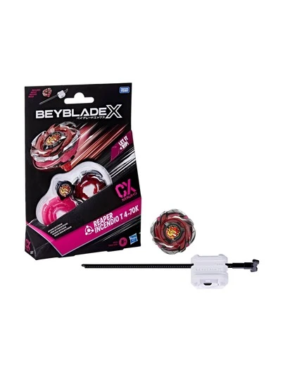  Beyblade X Reaper Incendio T 4-70K CX Starter Pack Balance Top & Launcher G0840EU4