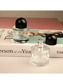 1个50毫升玻璃香水瓶，喷雾瓶，高端分体瓶，空瓶，化妆水，喷雾瓶，便携式旅行按压瓶 - 彩色 - 查看 6