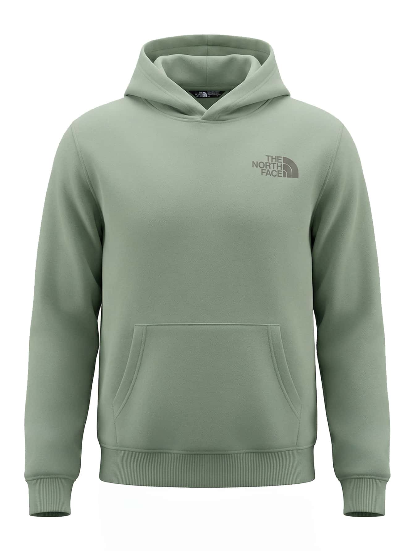 The North Face NSE Box Kids Hoodie Green - Slate Moss-New Taupe Green - View 1
