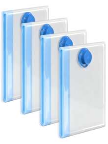 Space Saving Vacuum Storage Bag, Saving 80% Of Clothing Storage Space - Vacuum Sealed Bag, Suitable For Clothing, Bedding, Compression Sealing, Suitable For Wardrobe Storage - Equipped With An Air Pump, Convenient For Travel Storage, Can Also Be Used As A Makeup Bag, Can Store Lipstick, Makeup Brushes - Multicolor - View 10