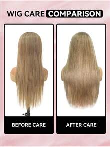 Human Wig Pre-Everything Wear Go Upgraded Straight Ombre Ash Blonde Hair With Brown Root Color Unprocessed Human Hair Natural Hairline Glueless 6*4 Transparent Lace Wig Pre-Plucked & Pre-Cut 22-28 Inch 180% Density Silky Natural Hairline Daily Use Valentine's Day Human Hair Lace Wig Natural Glueless Wig For Romantic Date For Women - S3/14 - View 10