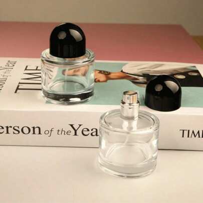 1个50毫升玻璃香水瓶，喷雾瓶，高端分体瓶，空瓶，化妆水，喷雾瓶，便携式旅行按压瓶