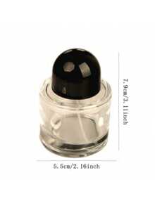 1个50毫升玻璃香水瓶，喷雾瓶，高端分体瓶，空瓶，化妆水，喷雾瓶，便携式旅行按压瓶 - 彩色 - 查看 5