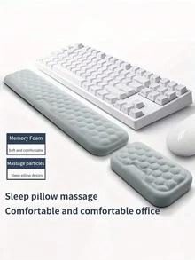 1 cái/bộ Giá đỡ cổ tay bàn làm việc tiện dụng - Thiết kế công thái học, rất mềm mại và thoải mái, tấm lót chuột - Thích hợp cho bàn máy tính và văn phòng phẩm - Hỗ trợ khuỷu tay thoải mái khi chơi game và làm việc văn phòng, thích hợp để thư giãn khi làm việc. - Màu cầu vồng - Xem 2