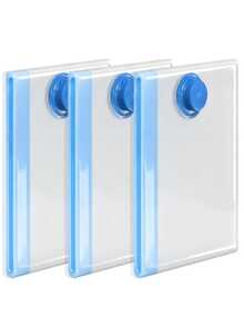 Space Saving Vacuum Storage Bag, Saving 80% Of Clothing Storage Space - Vacuum Sealed Bag, Suitable For Clothing, Bedding, Compression Sealing, Suitable For Wardrobe Storage - Equipped With An Air Pump, Convenient For Travel Storage, Can Also Be Used As A Makeup Bag, Can Store Lipstick, Makeup Brushes - Multicolor - View 18