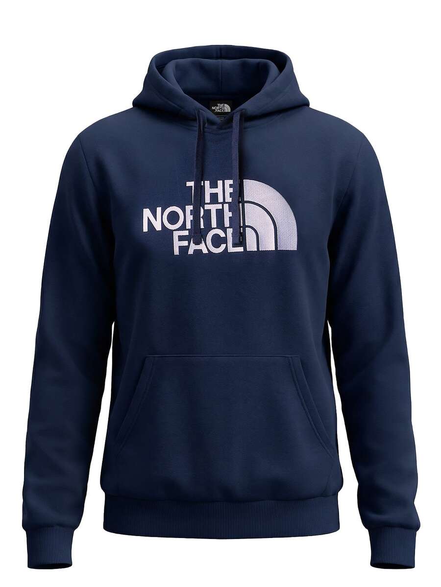 The North Face Drew Peak Men's Hoodie Navy Blue - Summit Navy - View 1