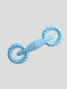 1pc Pet Toy Chew Toy With Pull Ring, Teething Stick Interactive Dog Toy - Multicolor - View 7