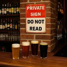 1 biển hiệu kim loại hài hước kiểu cổ điển - Đôi khi tôi tự nói chuyện với chính mình và rồi cả hai cùng cười, biển trang trí và tượng kim loại, tranh treo tường nghệ thuật vui nhộn, nhiều kiểu lỗ khác nhau, trang trí phòng ngủ, trang trí nhà cửa, trang trí tường. - Nhiều màu - Xem 11