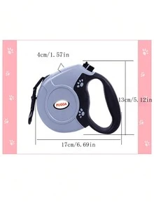 可伸缩狗绳，自动伸缩尼龙绳，适用于大型犬散步 - 彩色 - 查看 5