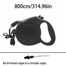 可伸缩狗绳，自动伸缩尼龙绳，适用于大型犬散步 - 彩色 - 查看 12