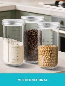 Sourdough Starter Kit, 24 Oz Large Capacity Sourdough Fermentation Jar With Aluminum Lid, Date Labeled Feeding Strip, Silicone Scraper, Cloth Lid And Thermometer Strip, Sourdough Container For Bread Making, Brewing Tools, Fermentation Tools, Reusable Sourdough Bread Baking Tools - Multicolor - View 5