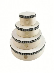 1PC 4/5/6/7/8/9/10/12Inch Hand Drum With Wooden Frame, Musical Percussion Instrument Suitable For Home Party - Multicolor - View 5