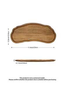 1/2 Pieces Wooden Tray, Cloud-Shaped Tray, Rainbow-Shaped Tray, Wooden Tray, Beauty Display Tray, Perfume Tray, Bathroom Tray, Wooden Tray For Tableware, Cake Tray, Kitchen Tray, Birthday Display Stand, Garden Tray, Paper Cupcake Tray, Suitable For Birthday - Brown - View 9
