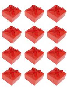 24/12pcs Kraft Paper Gift Boxes, White Candy Box Decorative Snack Boxes, Gift Boxes For Cakes, Cookies, Candies, And Handmade Exploding Bath Salt Shower Soaps, Suitable For Christmas, Birthdays, Holidays, Weddings (Solid Color) - Multicolor - View 10