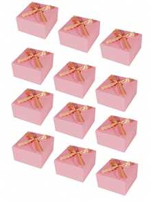 24/12pcs Kraft Paper Gift Boxes, White Candy Box Decorative Snack Boxes, Gift Boxes For Cakes, Cookies, Candies, And Handmade Exploding Bath Salt Shower Soaps, Suitable For Christmas, Birthdays, Holidays, Weddings (Solid Color) - Multicolor - View 13