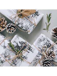 1pc Assorted 2/3/4mm Yellow Rope, Plumbing Braid, DIY Craft Rope, Art Decoration, Gift Packaging Rope - Brown - View 4