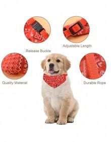 PETSIN 1 pieza Pañuelo triangular ajustable para mascotas perros y gatos, lavable, tipo bandana, collar, babero, decoración para el cuello de gatos, disfraz para fiestas de cumpleaños - Multicolor - Ver 1