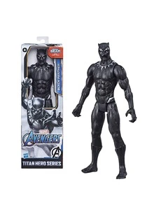 Hasbro Marvel Avengers Titan Hero Series Black Panther Action Figure E78765X0 - Multicolor - View 1