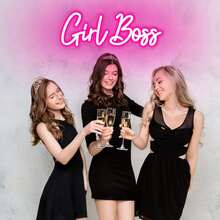 Girl Boss LED Ambient Light Fixture With Lettering, A Creative Ambient Light, Connects Via USB, Suitable For Holiday Decorations, Room Decor, Gifts, Parties, Dates, And Various Other Occasions. - Multicolor - View 3