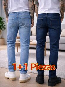 Paquete de 2 Jeans - Slim fit - Caballero casual - Multicolor - Ver 2