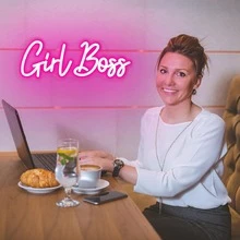 Girl Boss LED Ambient Light Fixture With Lettering, A Creative Ambient Light, Connects Via USB, Suitable For Holiday Decorations, Room Decor, Gifts, Parties, Dates, And Various Other Occasions. - Multicolor - View 4