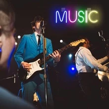 MUSIC Ambient LED Lights, Featuring Creative Letter Designs, Connect Via USB, Suitable For Holiday Decorations, Room Decor, Gifts, Celebrations, Parties, Dates, And Various Other Occasions. - Multicolor - View 5