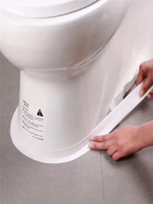 1Roll Kitchen And Bathroom Waterproof And Mildew Proof Tape, Kitchen Seam Sealing Strip, Waterproof Strip, Bathroom Toilet Seam, Wall Corner Line, Adhesive Strip - White - View 8