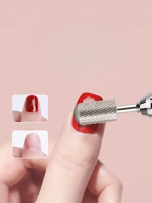 Original Small Cylindrical Drill Bit, Smooth-Surfaced Tungsten Steel Carbide Drill Bit, With Burrs. - Grey - View 4