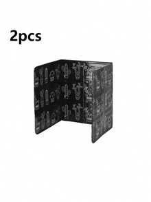 2pcs/1pc Kitchen Oil Splash Guard, Cooking Splash Proof Board, Gas Stove Splash Water Shield, Multifunctional Foldable High Temperature Resistant Aluminum Foil Oil Splash Guard - Multicolor - View 12