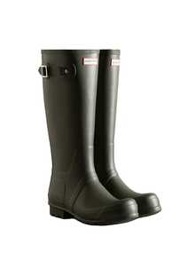 Original Tall Matte Women's Rain Boots Dark Olive WFT1000RMA - Green - View 3
