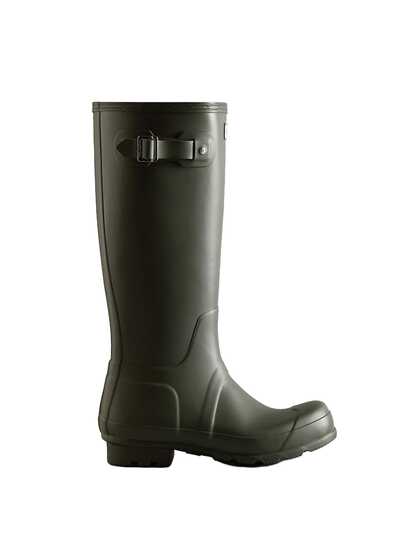 Hunter Original Tall Matte Women's Rain Boots Dark Olive WFT1000RMA
