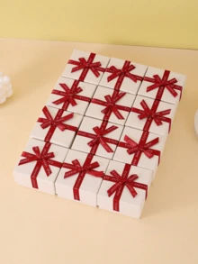 Hộp quà tặng trang sức hình nơ, hộp đựng bông tai và dây chuyền, hộp đựng bằng giấy, hộp đựng trang sức cho tiệc cưới. - 12 cái - Xem 6