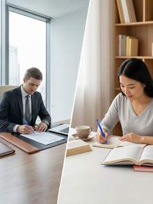 10PCS Blue Matte Rod Neutral Pen 0.5 Water Pen Signature Water Based Black Blue Red Pen Student Supplies Office Stationery - Blue - View 3