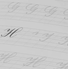 Calligraphy Practice Copybook For Beginners - Elegant Penmanship Guide Premium Paper Material - Brown - View 3