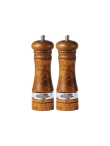 1pc, Pepper Grinder, Household Sea Salt Ginder, Wooden Spice Grinder, Manual Pepper Mill, Spice Crusher, Reusable Spice Bottle For BBQ Picnic Camping, Kitchen Gadgets, Valentine's Day Gifts, Kitchen Decoration - Multicolor - View 9