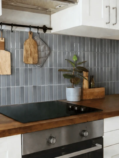 5pcs 3D Foam Wall Tile Stickers, Self-Adhesive, Waterproof, Anti-Collision, Easy Stick & Peel, Easy Clean, Free Cutting, 9*11.4inch For Kitchen, Living Room, Bathroom, Corridor