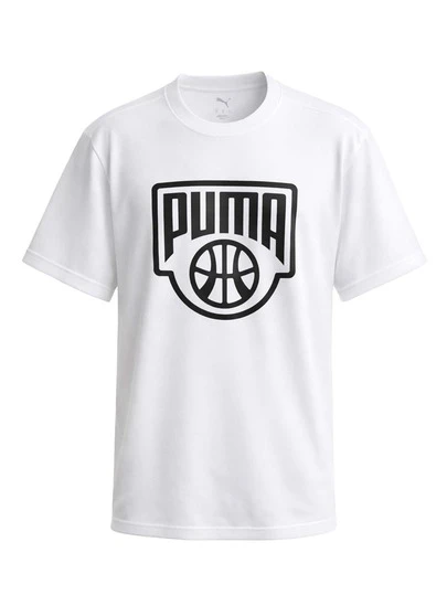 Puma Men´S Short-Sleeved T-Shirt White