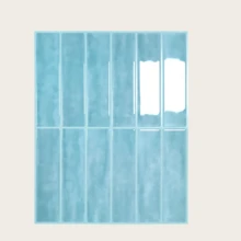 5pcs 3d Epoxy Resin Wall Stickers, Pu Self Kitchen And Bathroom High-Temperature Resistant Pet Tile Stickers And Wallpapers - Multicolor - View 1